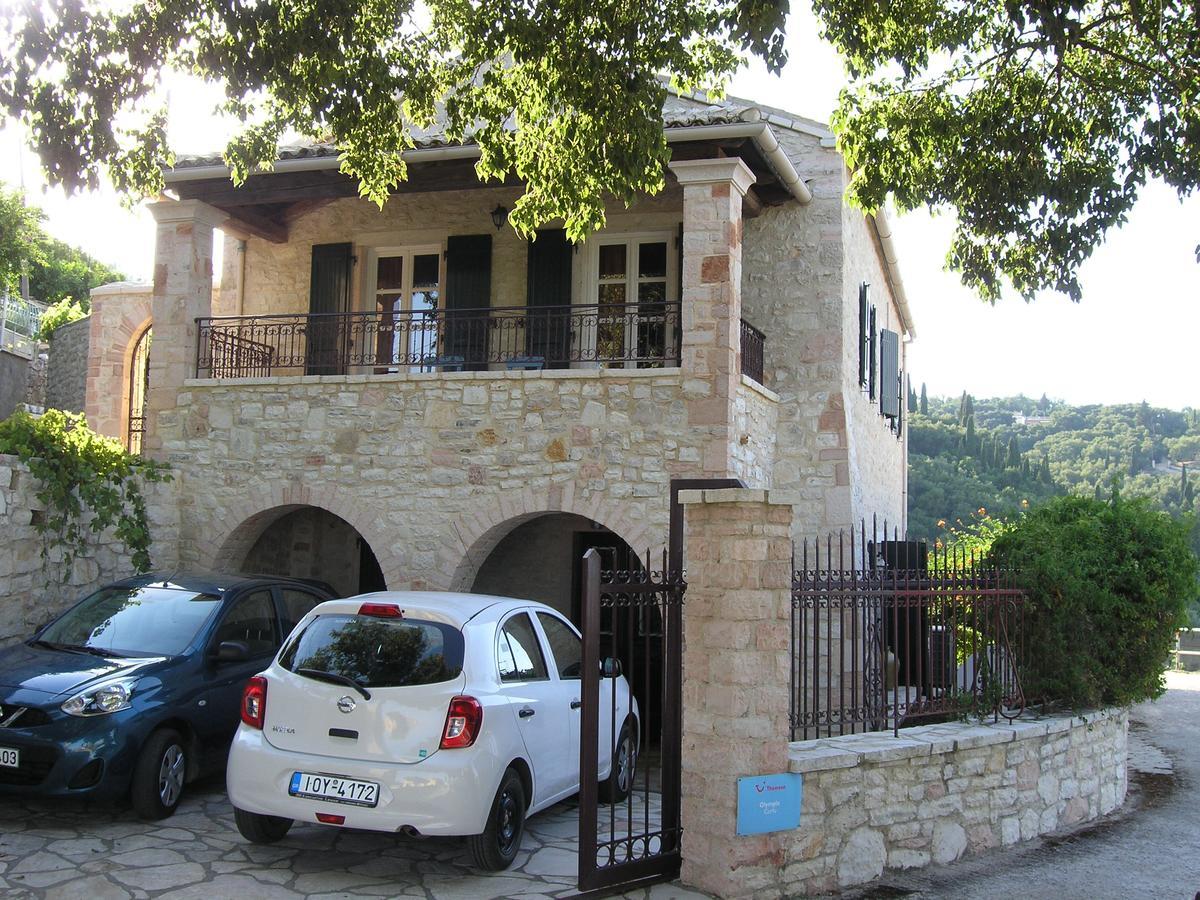 Traditional Stone Villa Olympia Viggla Esterno foto